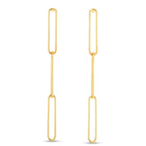a pair of gold chains